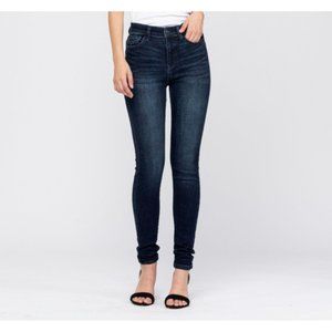 Super Dark High Waist Skinny Jeans